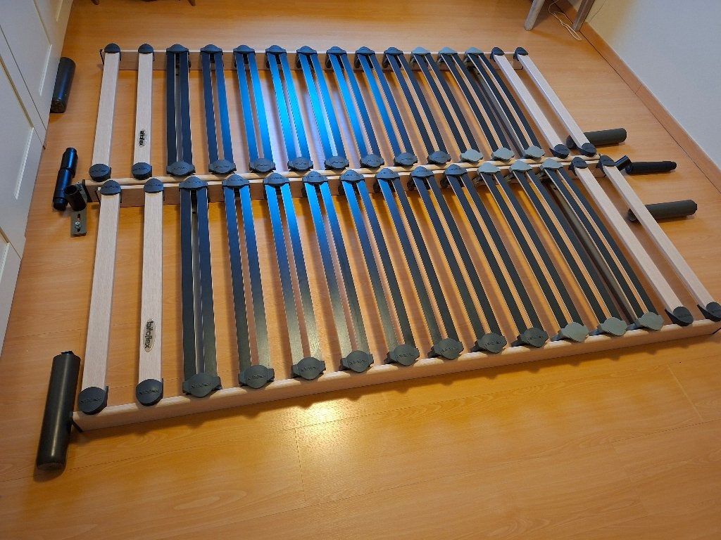 Lattenbodem, Utilisé, Sommier, 200 cm, Deux personnes