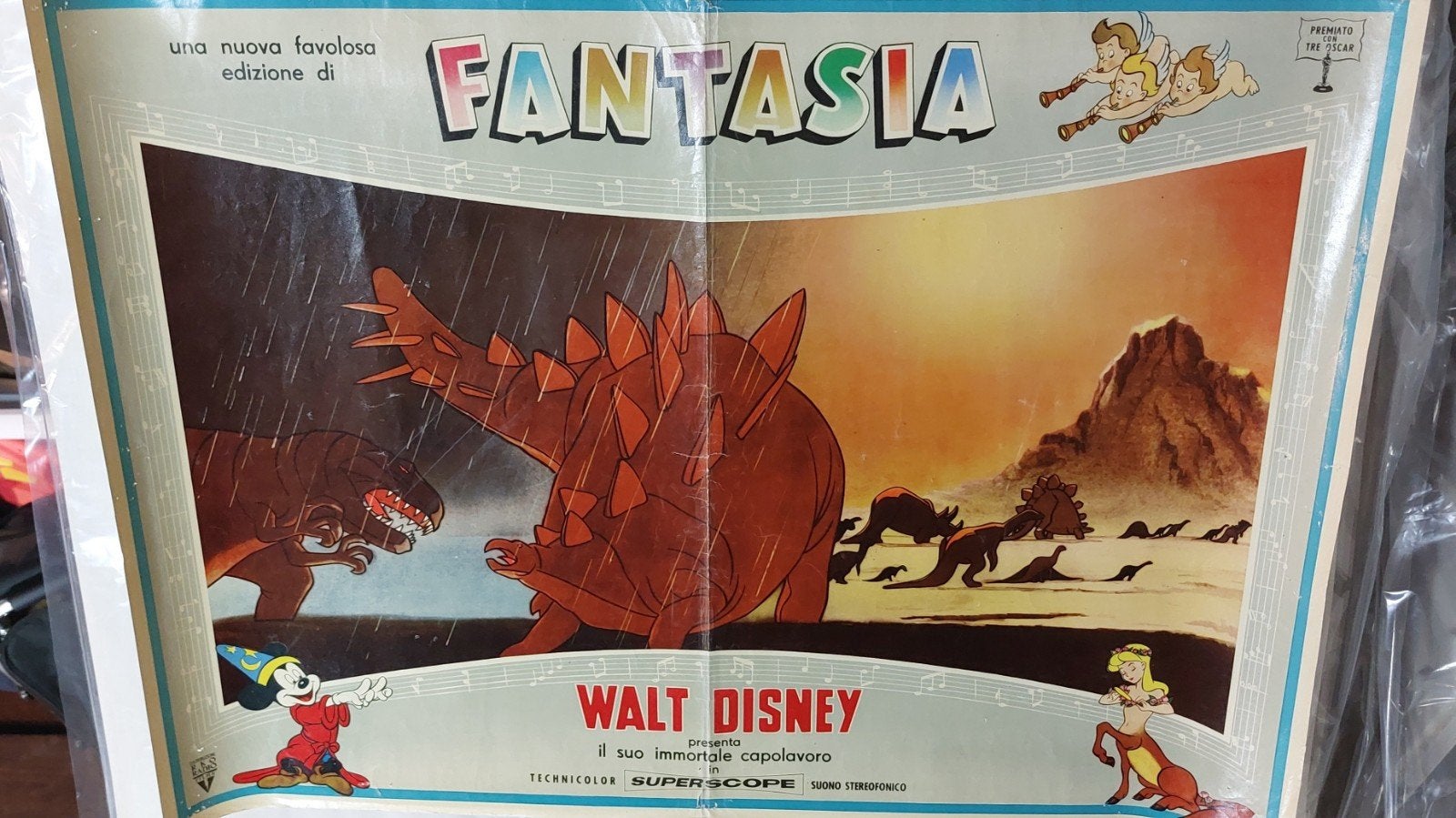 Italiaanse filmposter Fantasia jaren '50, Ophalen