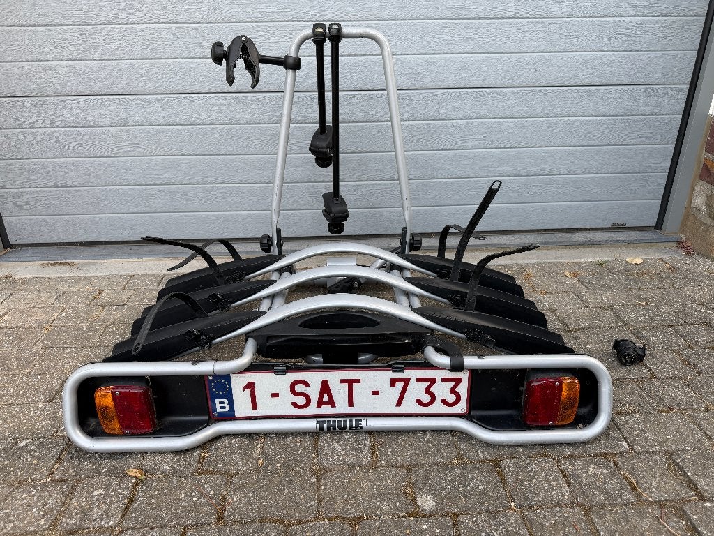 Fietsendrager Thule Euroway 947, Ophalen, 3 fietsen of meer, Gebruikt, Trekhaakdrager