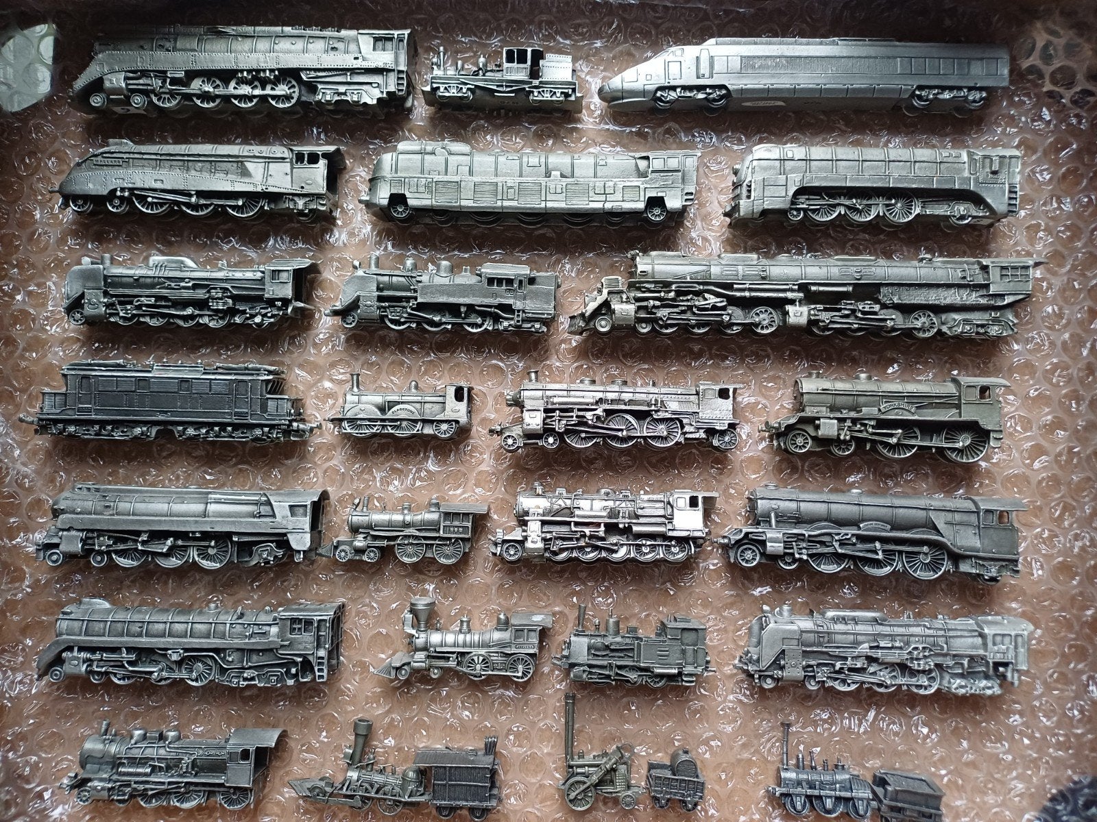 25 locomotieven Franklin Mint, Hobby & Loisirs créatifs, Enlèvement ou Envoi, Comme neuf
