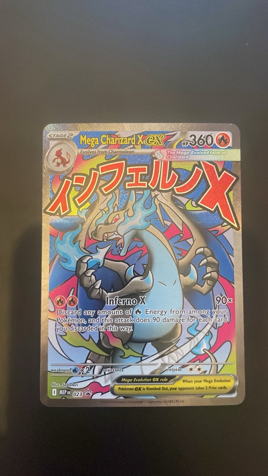 Mega Charizard X EX, Enlèvement ou Envoi, Neuf, Cartes en vrac, Foil