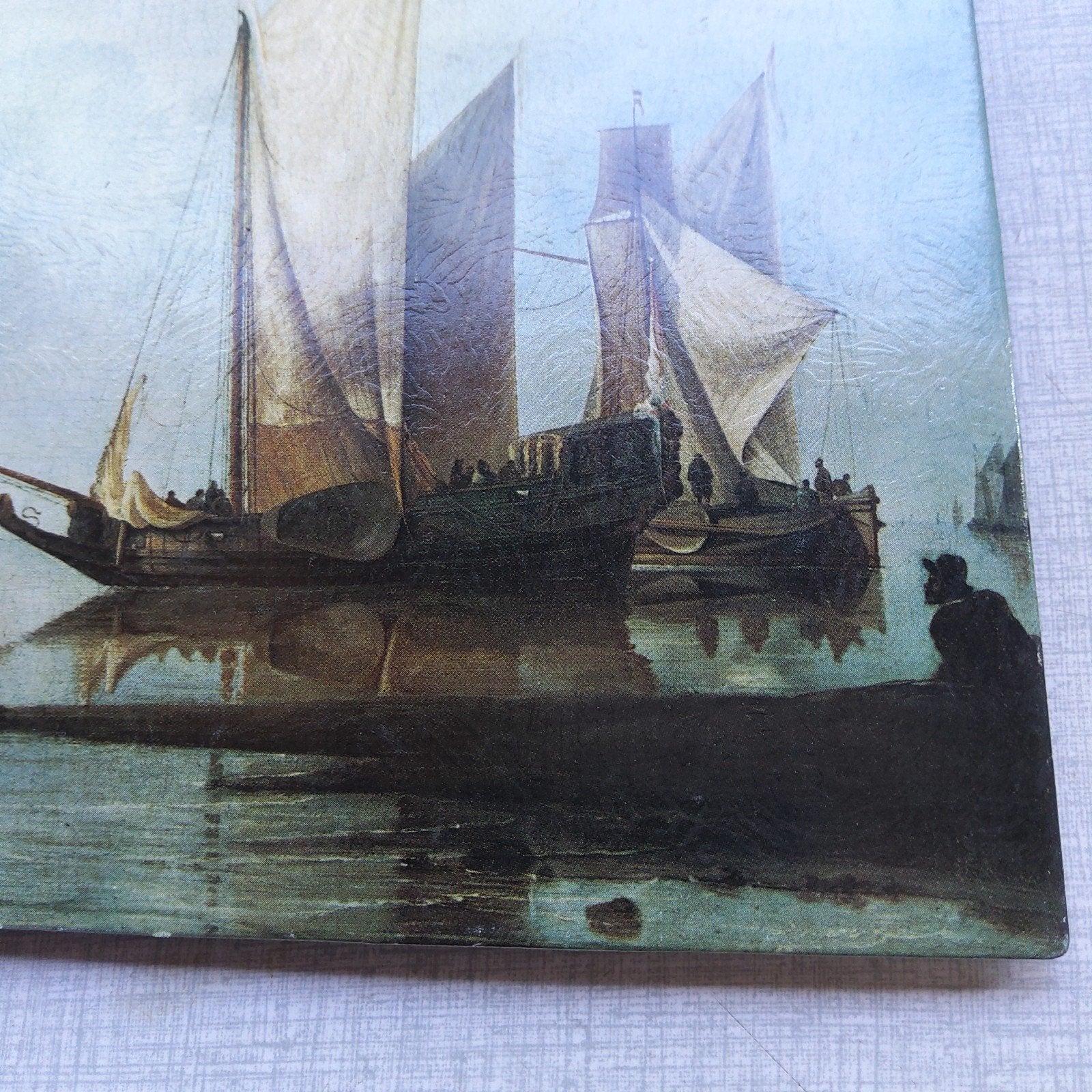 3 kunstreprodukties op stevig karton. 25 x 20 cm, Enlèvement ou Envoi