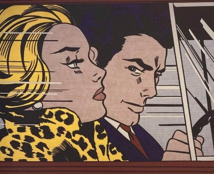 Roy Lichtenstein: lithografie verkocht ingelijst, Antiek en Kunst, Ophalen of Verzenden