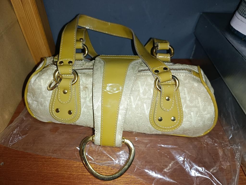 Sac à main Versace  VJC petit modèle, Handtassen en Accessoires, Tassen | Damestassen, Ophalen, Zo goed als nieuw, Beige, Handtas
