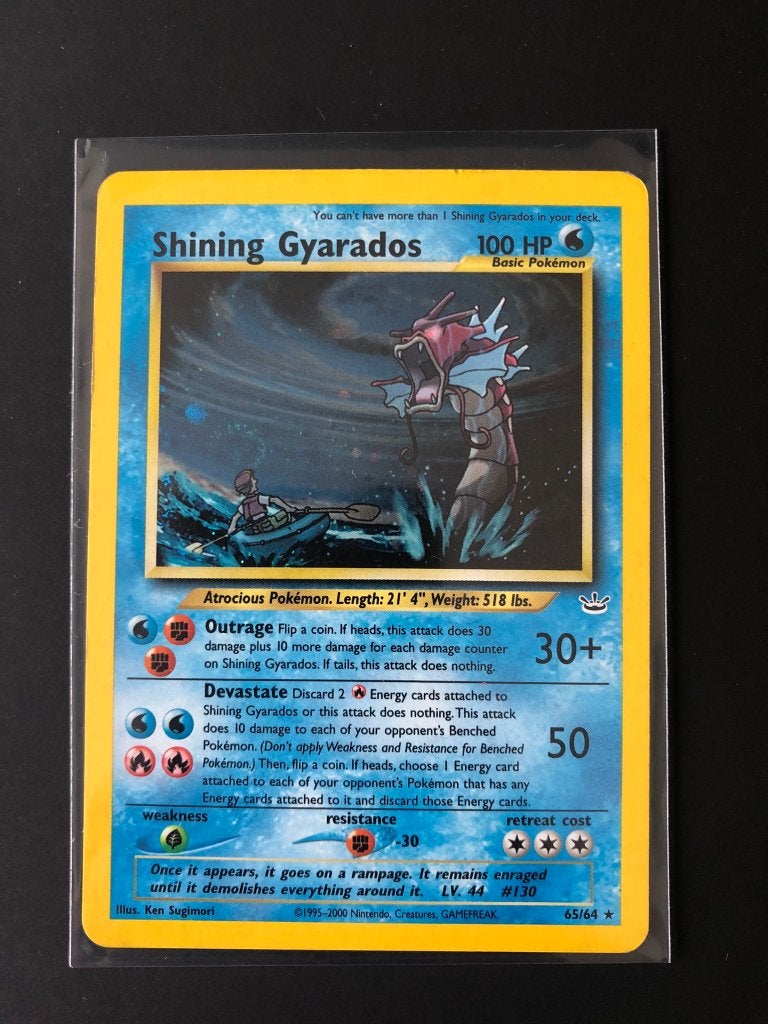 Shining gyarados neo revelation, Ophalen of Verzenden, Nieuw, Losse kaart