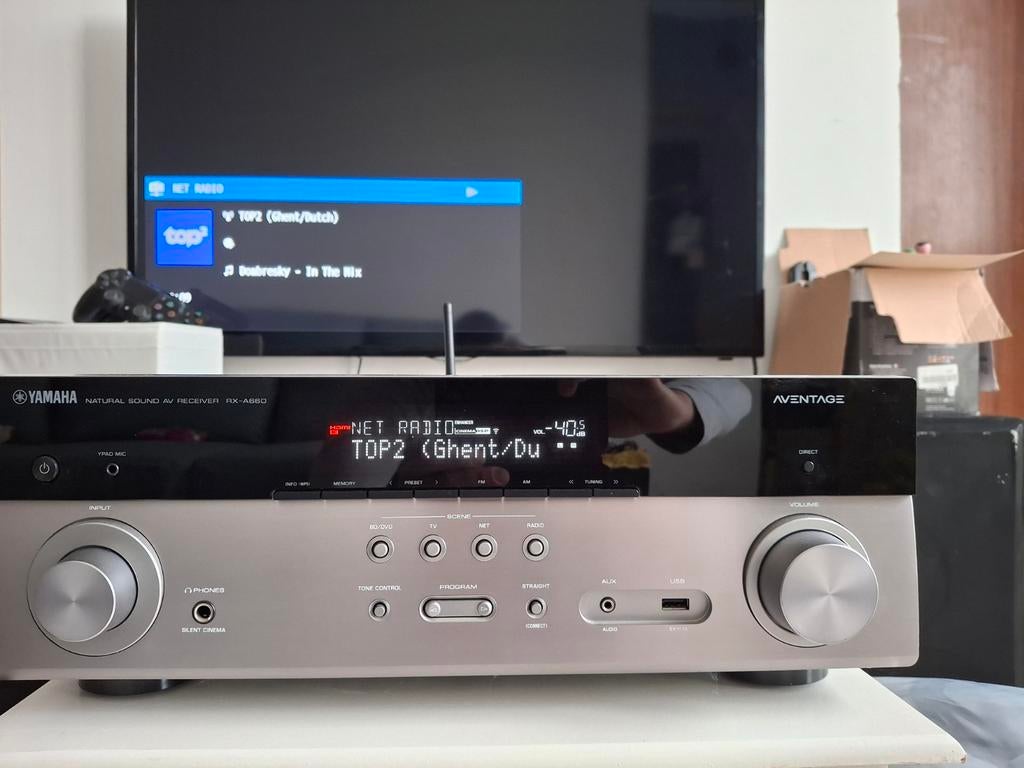Yamaha MusicCast RX-A660 AVENTAGE   Titanium OVP, Audio, Tv en Foto, Versterkers en Ontvangers, Ophalen of Verzenden, Zo goed als nieuw