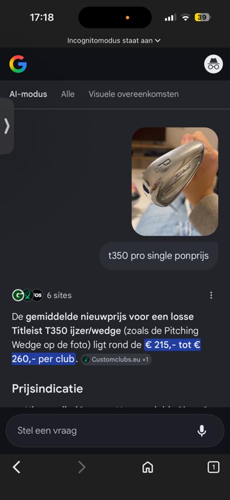 golfclub, Sport en Fitness, Golf, Ophalen, Gebruikt