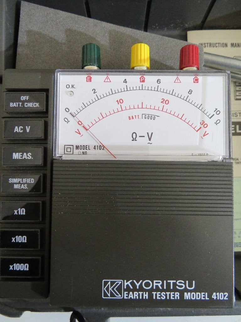 Aardingsmeter KYORITSU, Ophalen