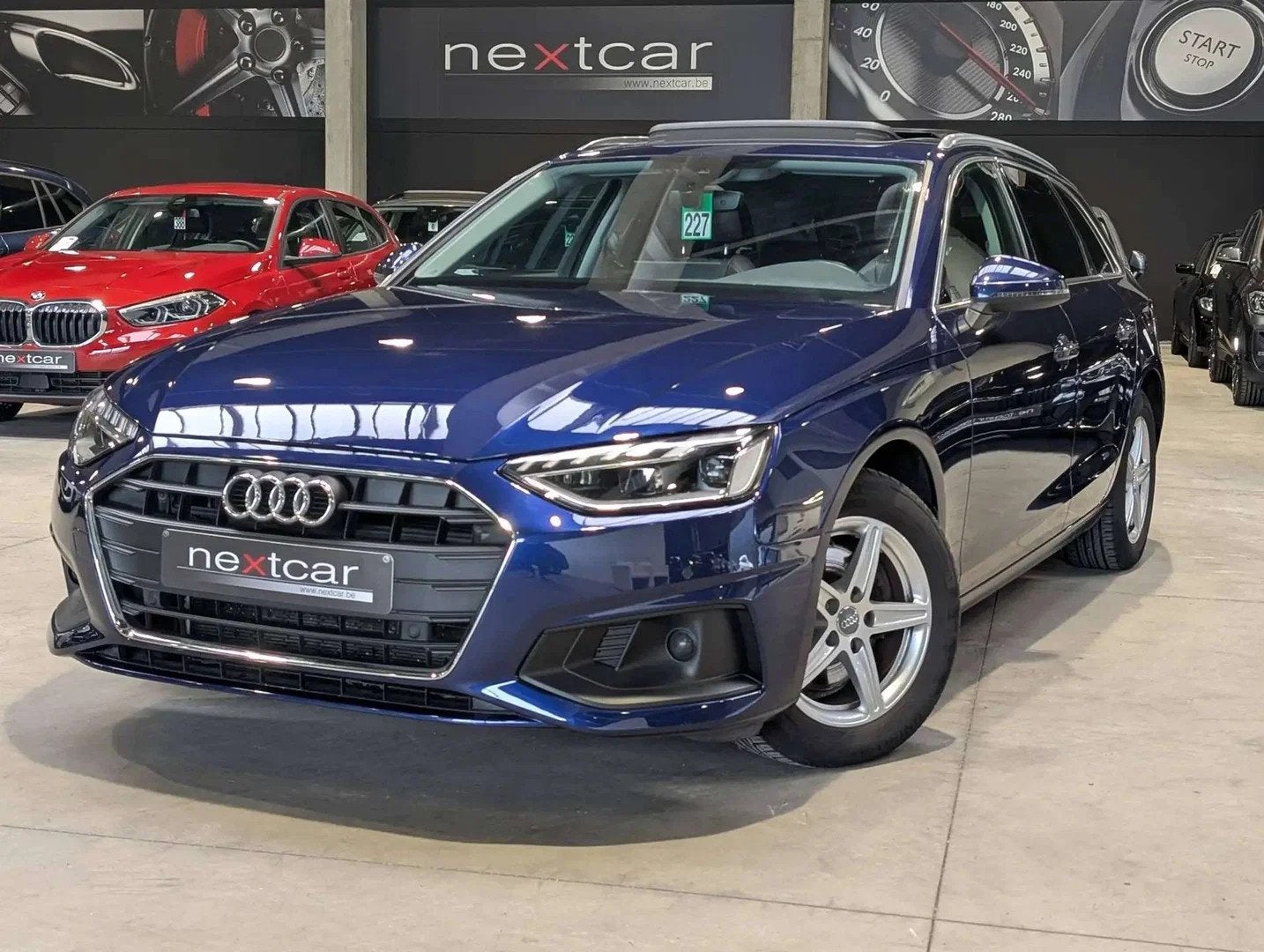 Audi A4 35TDi Avant STRONIC *CUIR SPORT-LED-CAMERA-PANO-VIRT, 1968 cm³, Automatique, Audi, Bleu