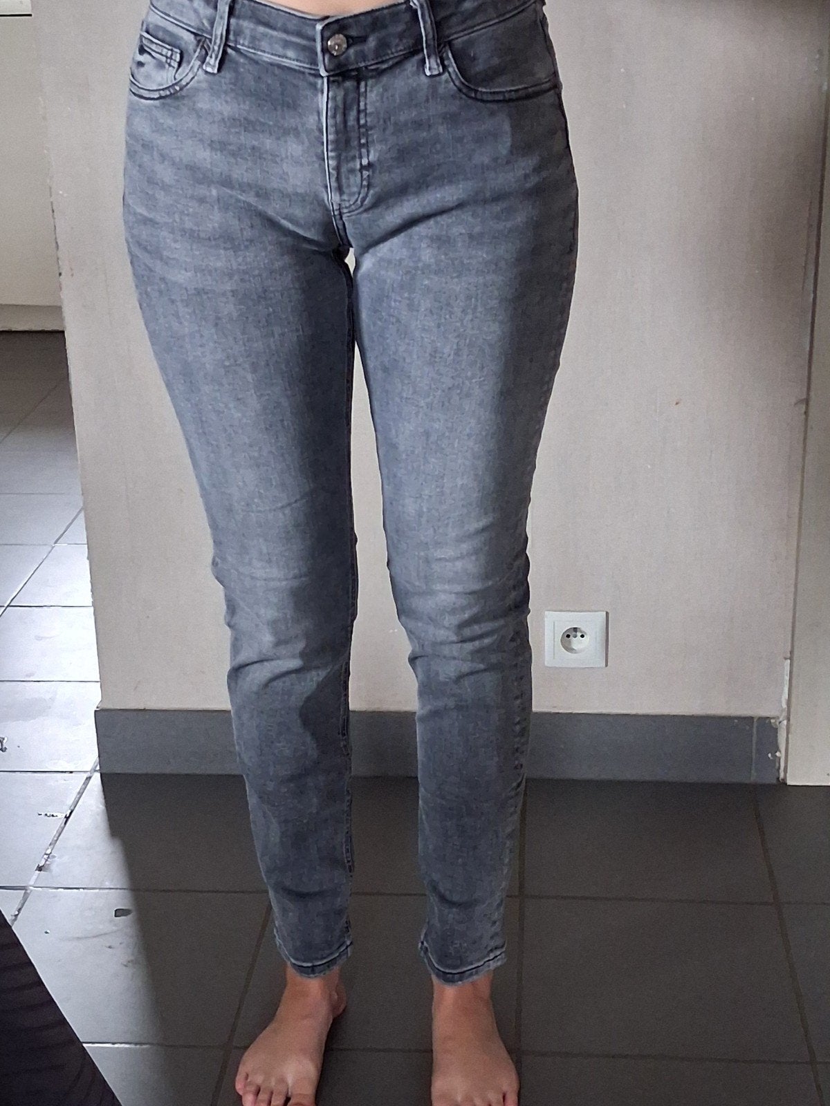 Esprit jeansbroek  grijs, Vêtements | Femmes, Jeans, Gris, Comme neuf, Enlèvement, W30 - W32 (confection 38/40)