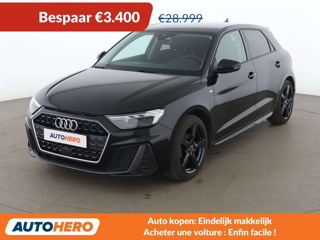 Audi A1 30 TFSI S Line (bj 2025, automaat), Auto's, Stof, 1200 kg, 116 pk, Zwart