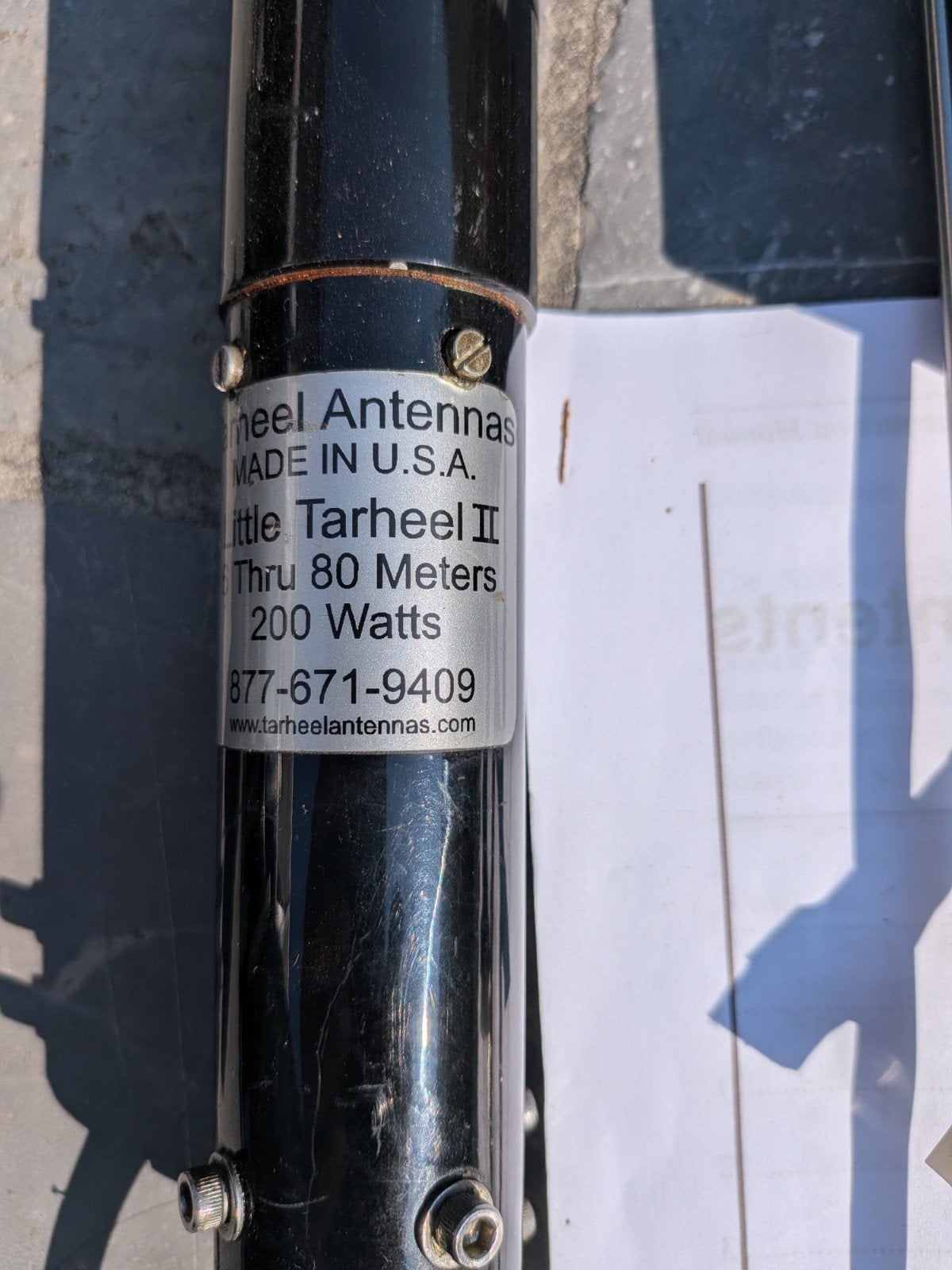 Little Tarheel 80-6 Mobile antenna, Télécoms, Enlèvement