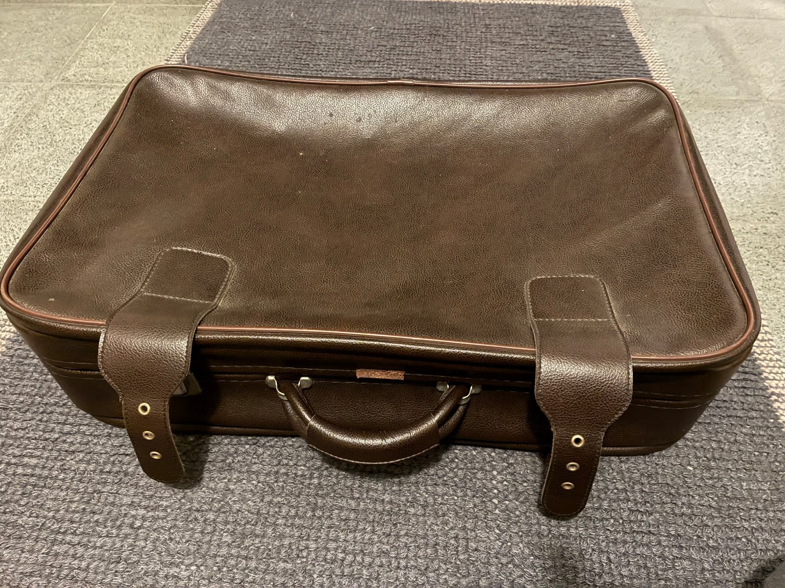 Vintage reiskoffer, Ophalen, Gebruikt, 60 tot 70 cm, 35 tot 45 cm