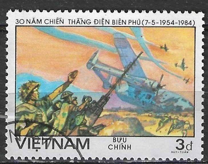 Vietnam 1984 - Yvert 496 - Dien Bien Phu (ST), Verzenden, Gestempeld