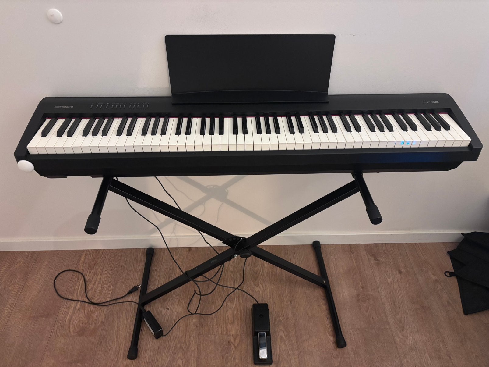 Piano keyboard FP30 Nieuwprijs complete set  €850–€950, Enlèvement, Comme neuf, Roland