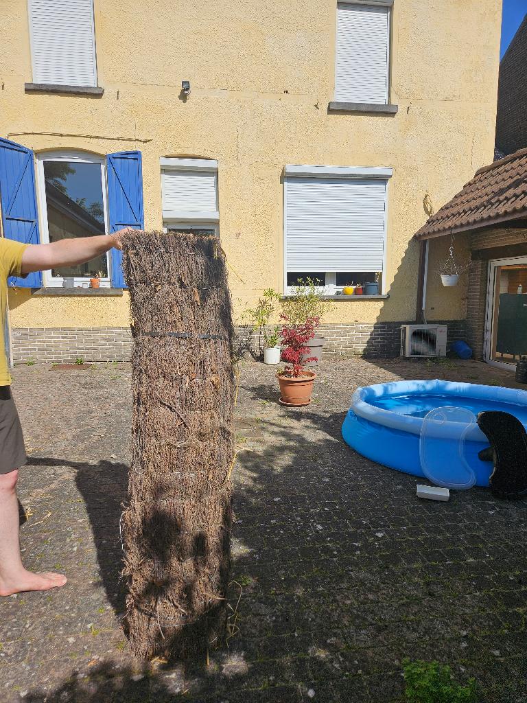 8 Nattes de bruyère 3m de long X 150 cm de haut, Jardin & Terrasse, Enlèvement, Neuf, Bois, Autres types