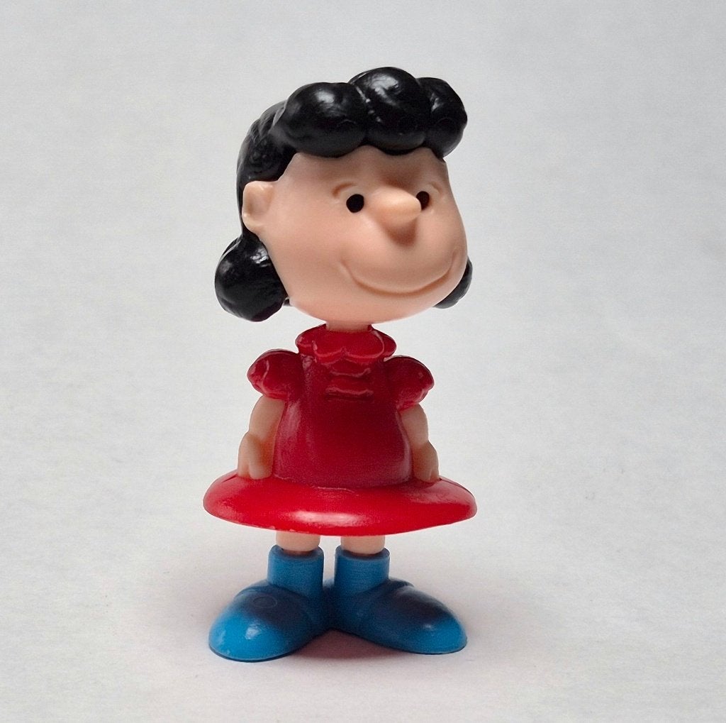 Peanuts 1993 Lucy robe rouge K94 N 42, Collections, Enlèvement ou Envoi, Utilisé, Figurines