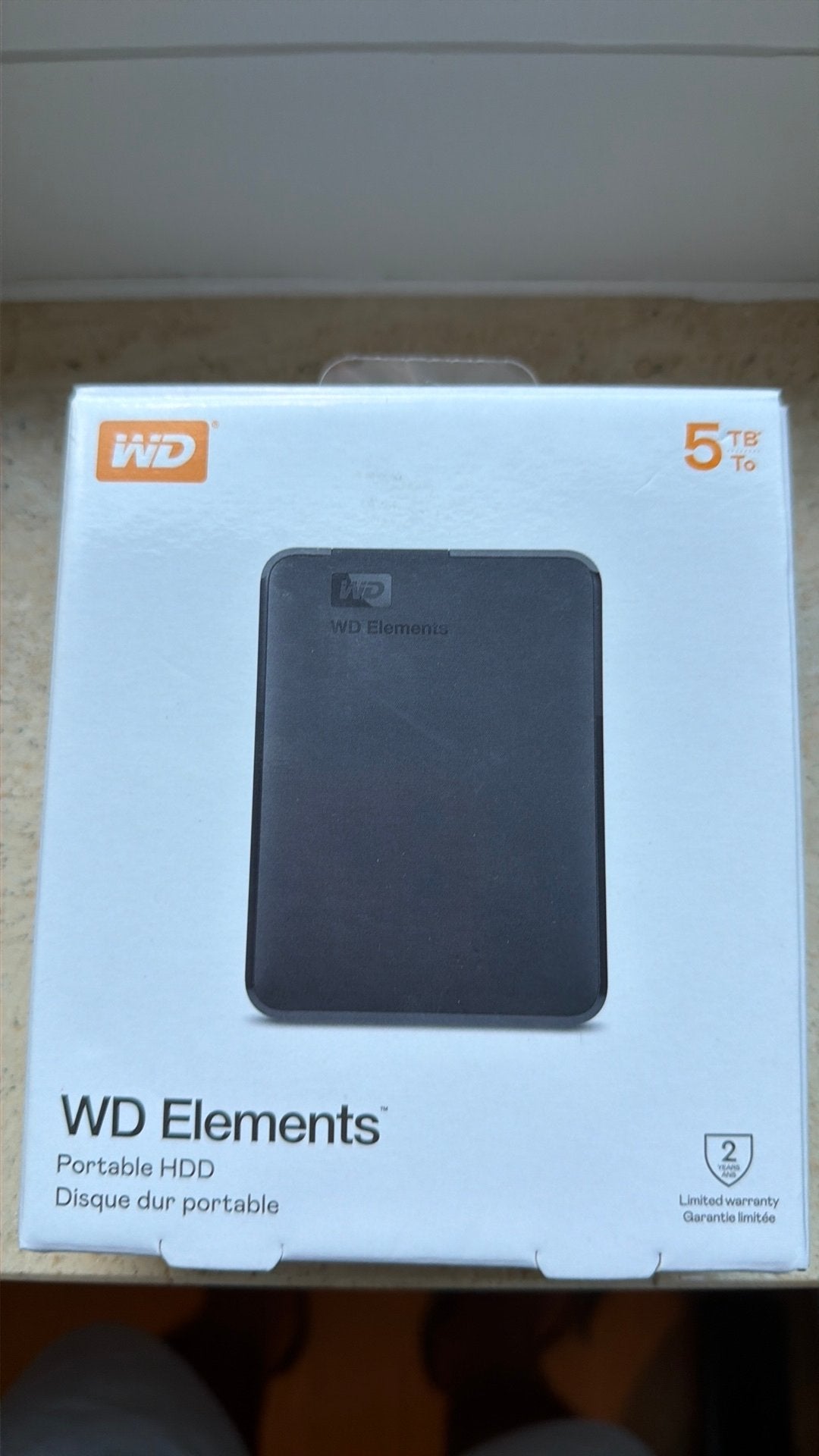 WD elements 5 TB harddisk, Computers en Software, Ophalen of Verzenden, Nieuw