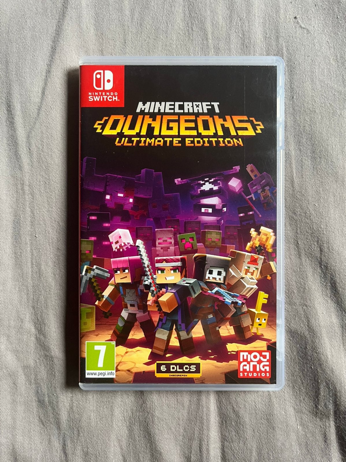 Minecraft Dungeons Ultimate Edition Switch, Games en Spelcomputers, Games | Nintendo Switch, Ophalen, Zo goed als nieuw