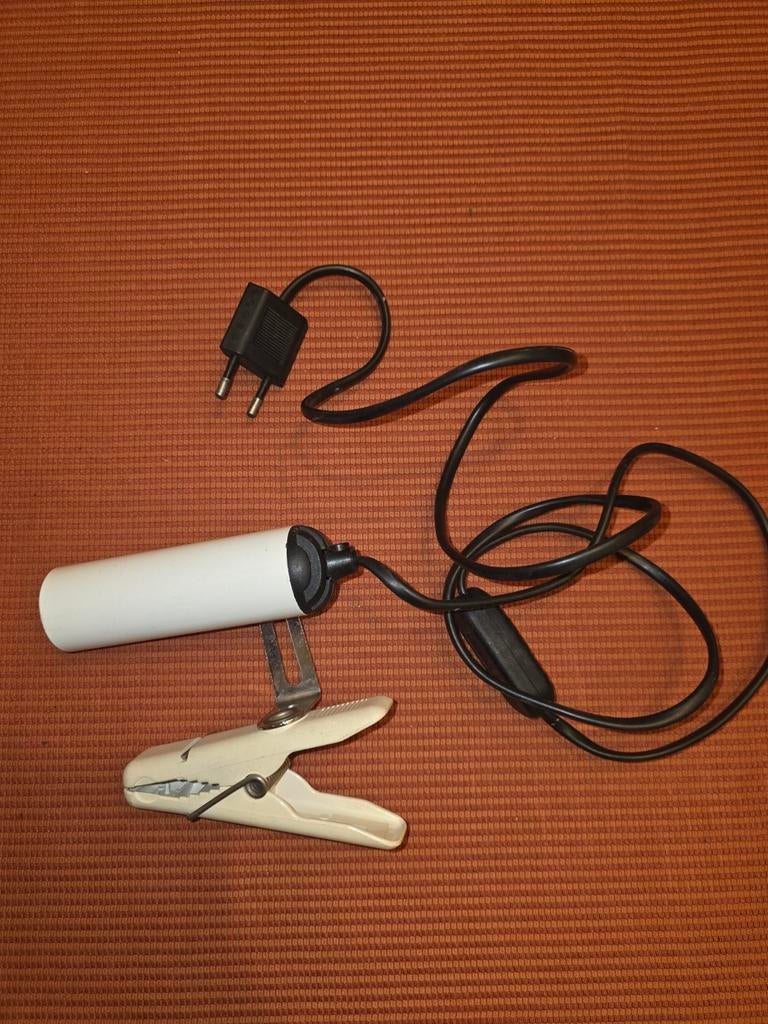 Vintage 70, lampe spot à pince, liseuse Targetti, Enlèvement