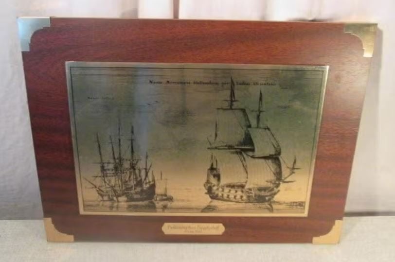 Belle gravure ancienne sur cuivre - Segelshiff - 40x30, Antiquités & Art, Enlèvement ou Envoi, Paysage, Gravure