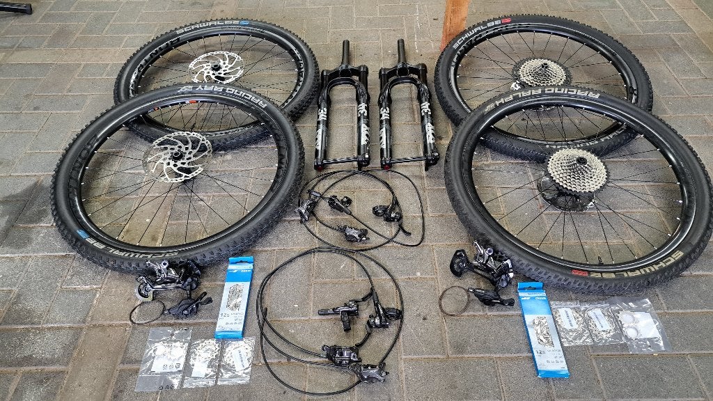 MTB onderdelen, Fietsen en Brommers, Gravelbike, Zo goed als nieuw, Shimano, Carbon