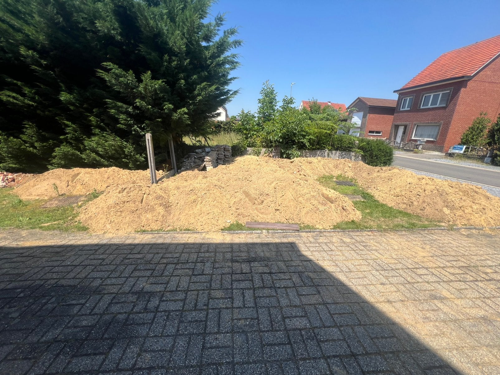 Gratis gele zand, Tuin en Terras, Zand, Ophalen, Gebruikt, Ophoogzand