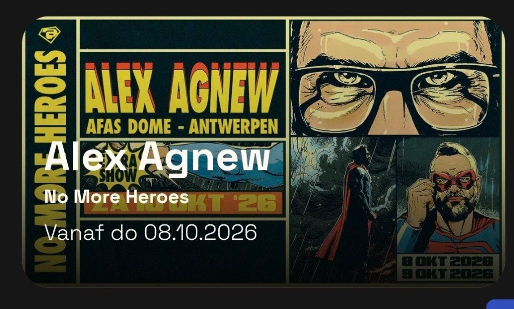 2 billets électroniques Alex Agnew Afas Dome 08/10 bloc 137, Tickets & Billets, Deux personnes, Octobre