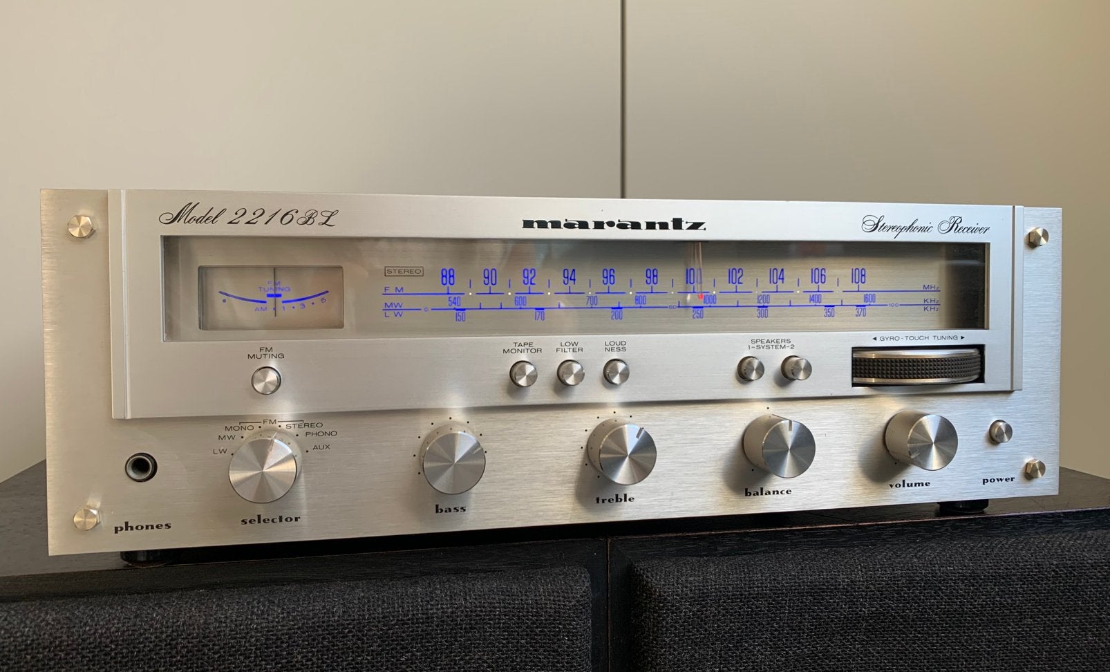 Récepteur stéréo Marantz, modèle 2216BL, Enlèvement, Comme neuf, Marantz