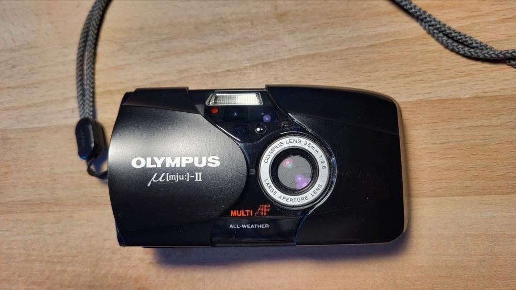 Olympus mju II pocket analoge camera, Audio, Tv en Foto, Fotocamera's Analoog, Ophalen, Olympus