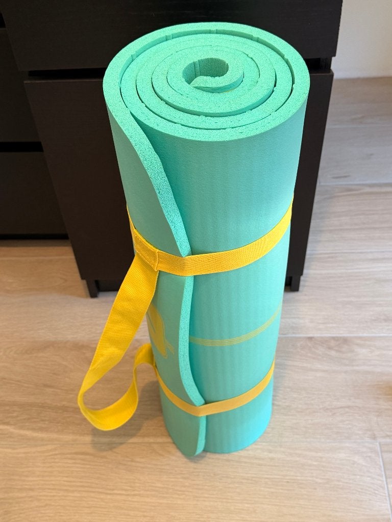 Comfortabele pilatesmat of yogamat van 12mm dikte, Sport en Fitness, Ophalen, Gebruikt, Yogamat