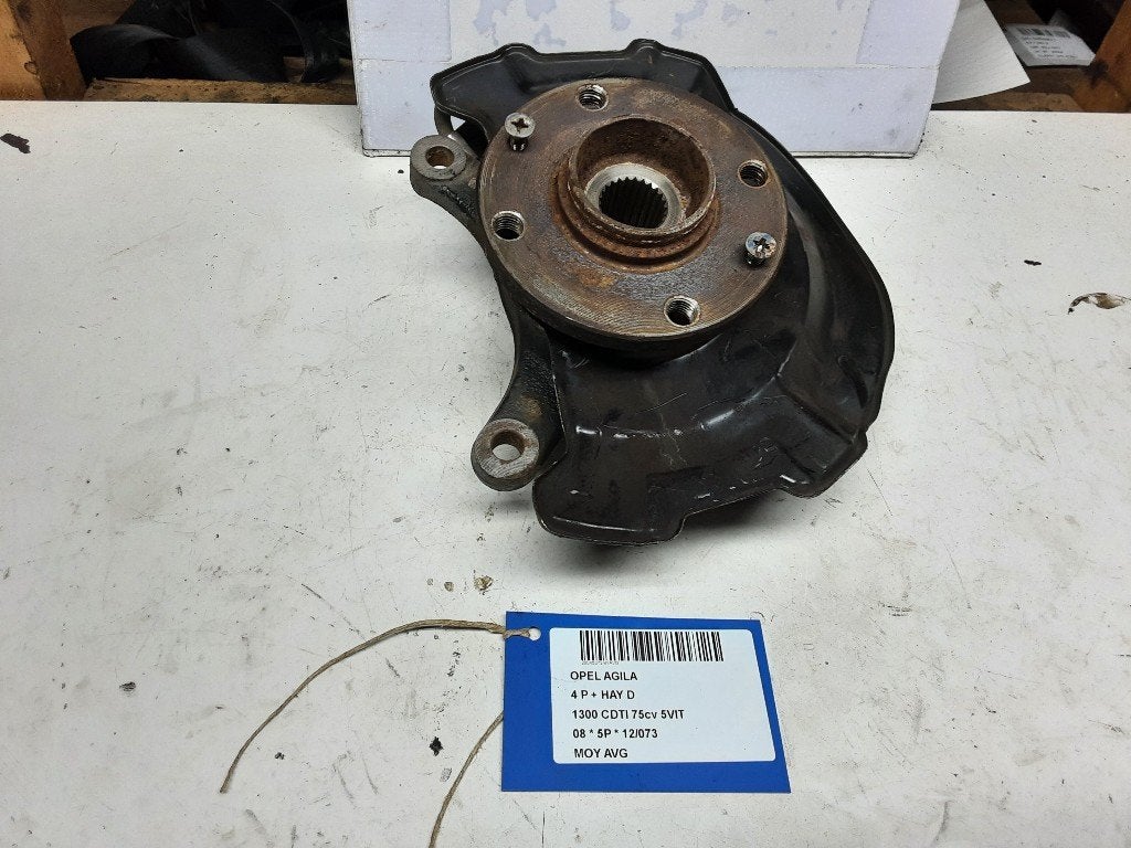 MOYEU DE ROUE AVANT GAUCHE Opel Agila (B) (01-2008/10-2014), Autos : Pièces & Accessoires, Freins & Transmission, Opel, Utilisé
