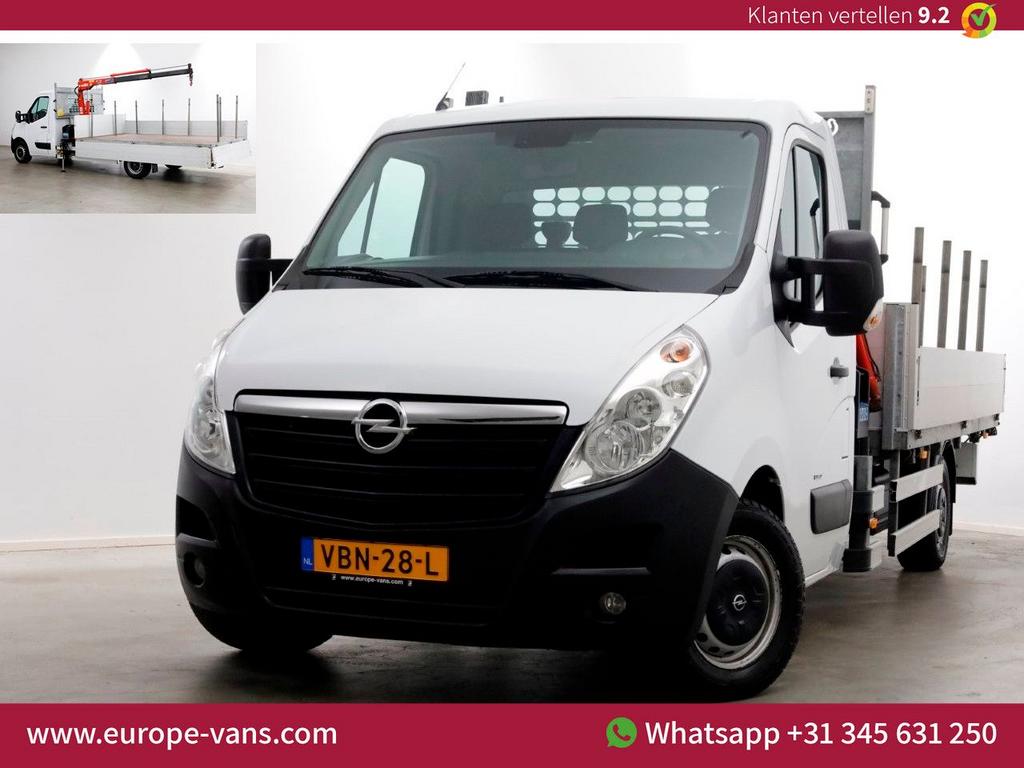 Opel Movano 2.3 CDTI 145pk E6 Open Laadbak + Kraan 08-2019, Autos, Camionnettes & Utilitaires, Entreprise, ABS, Verrouillage central