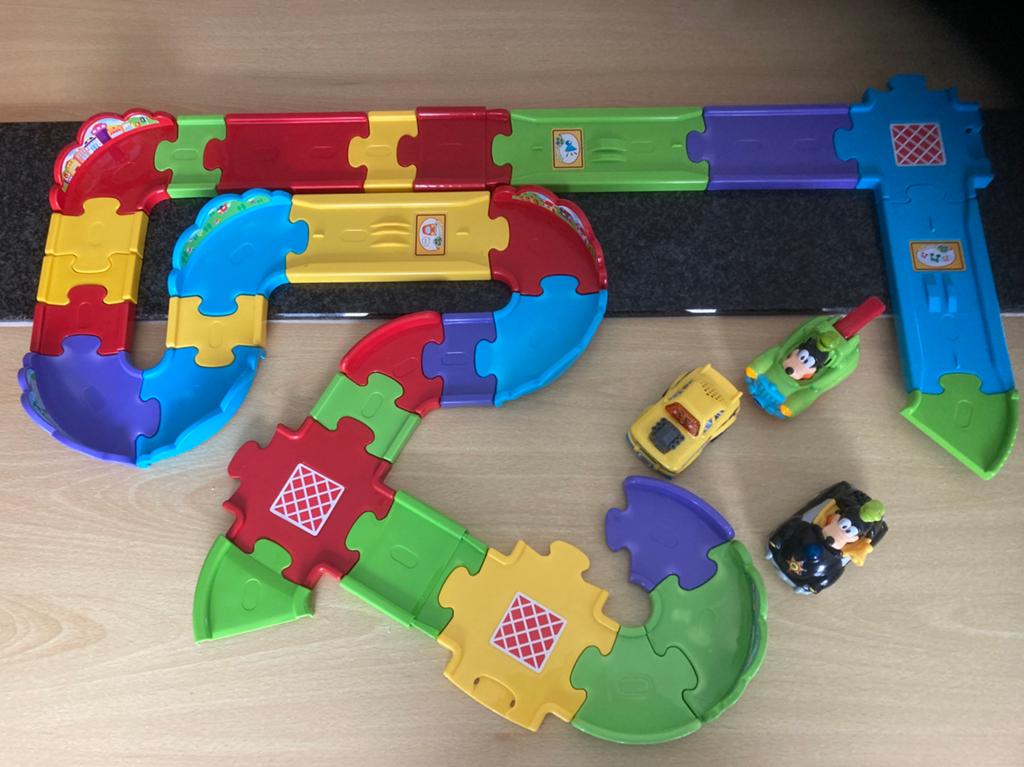 Vtech autobaan, Ophalen, Zo goed als nieuw