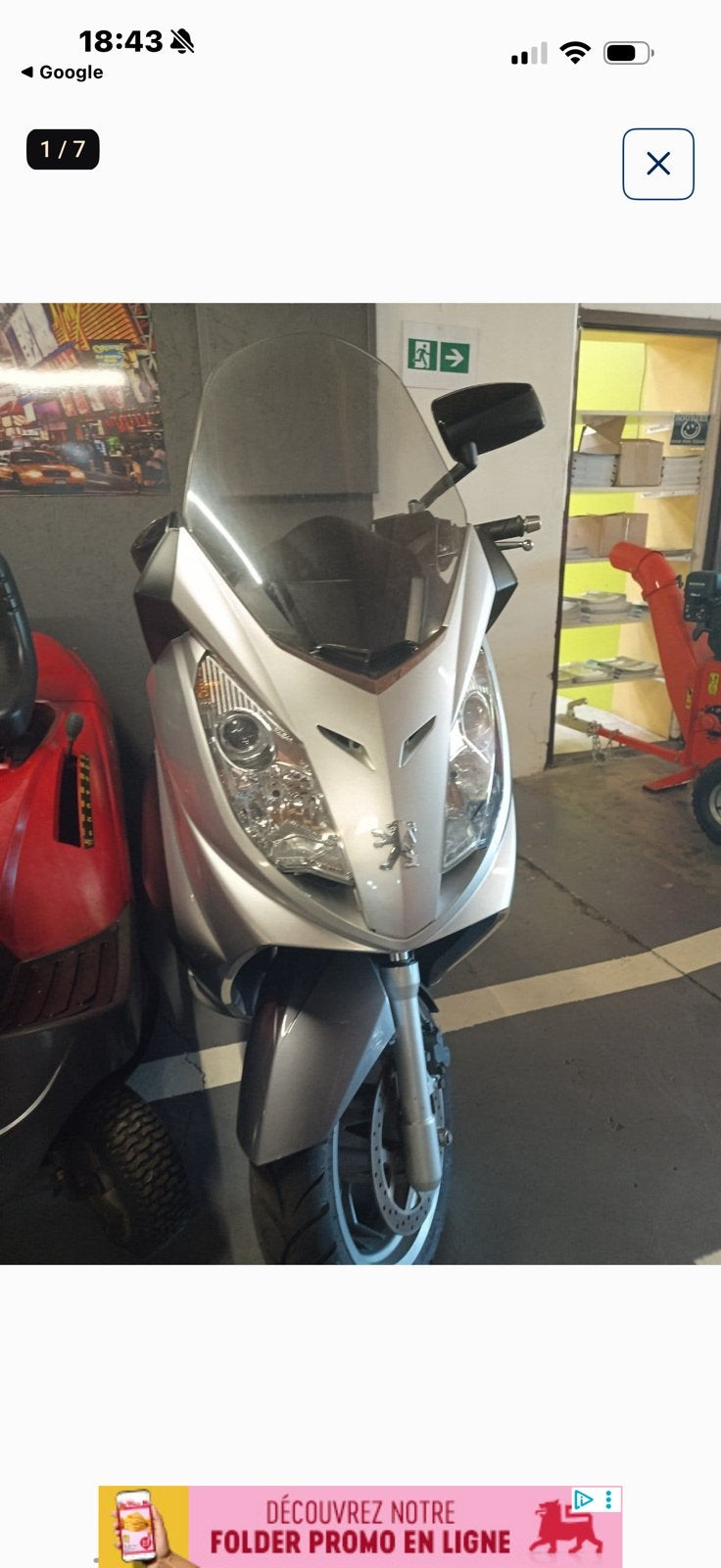 Maxi Scooter  125, Vélos & Vélomoteurs, Scooters | Peugeot, Enlèvement