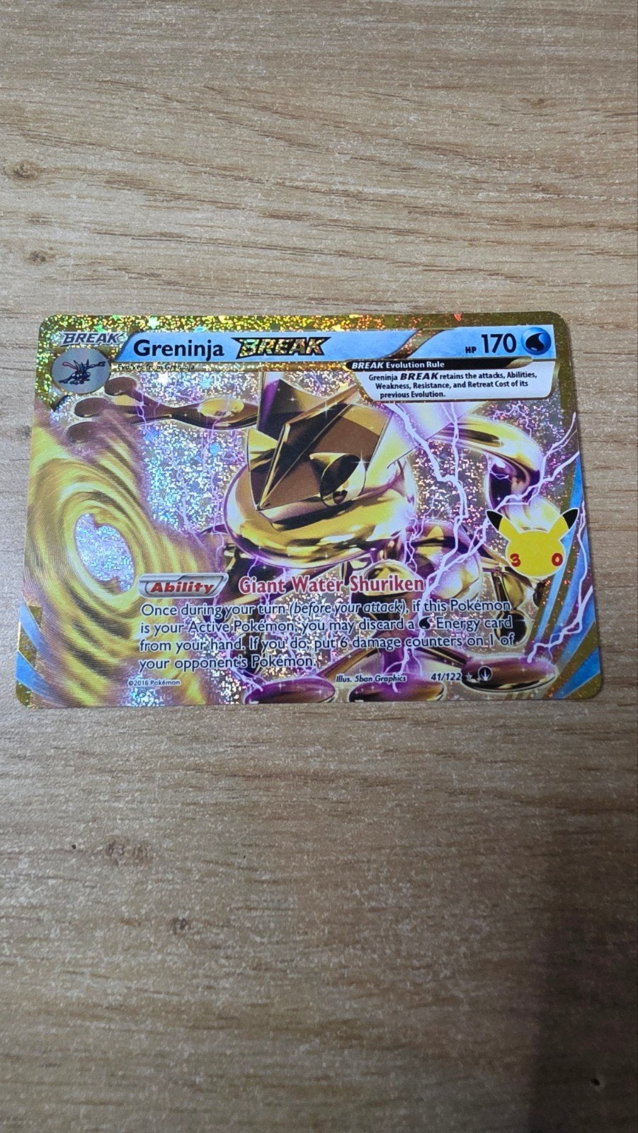 Greninja BREAK 41/122 (Holo) – 30th Celebration, Ophalen