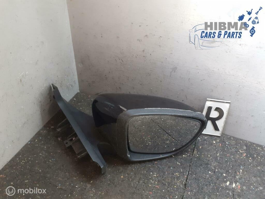 Renault Zoe Q210 Spiegel Zwart Elektrisch Rechts, Gebruikt, Renault, Ophalen of Verzenden, Renault