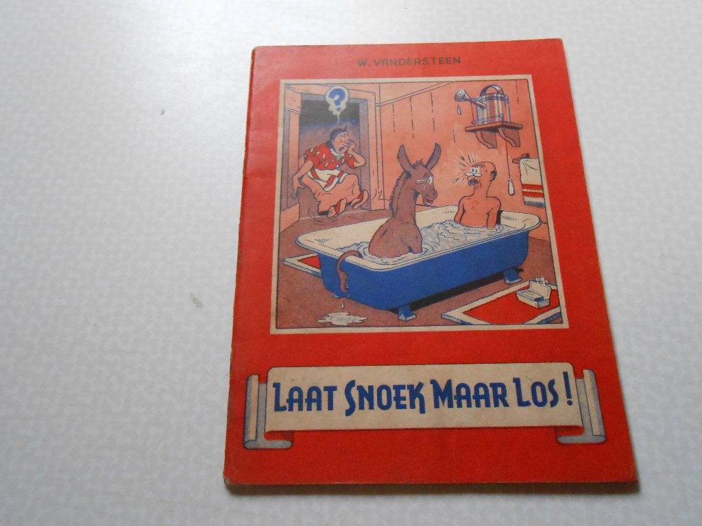 Snoek 4 Laat Snoek maar los! 1949 1 ste druk., Boeken, Gelezen, Willy vandersteen, Eén stripboek, Ophalen of Verzenden