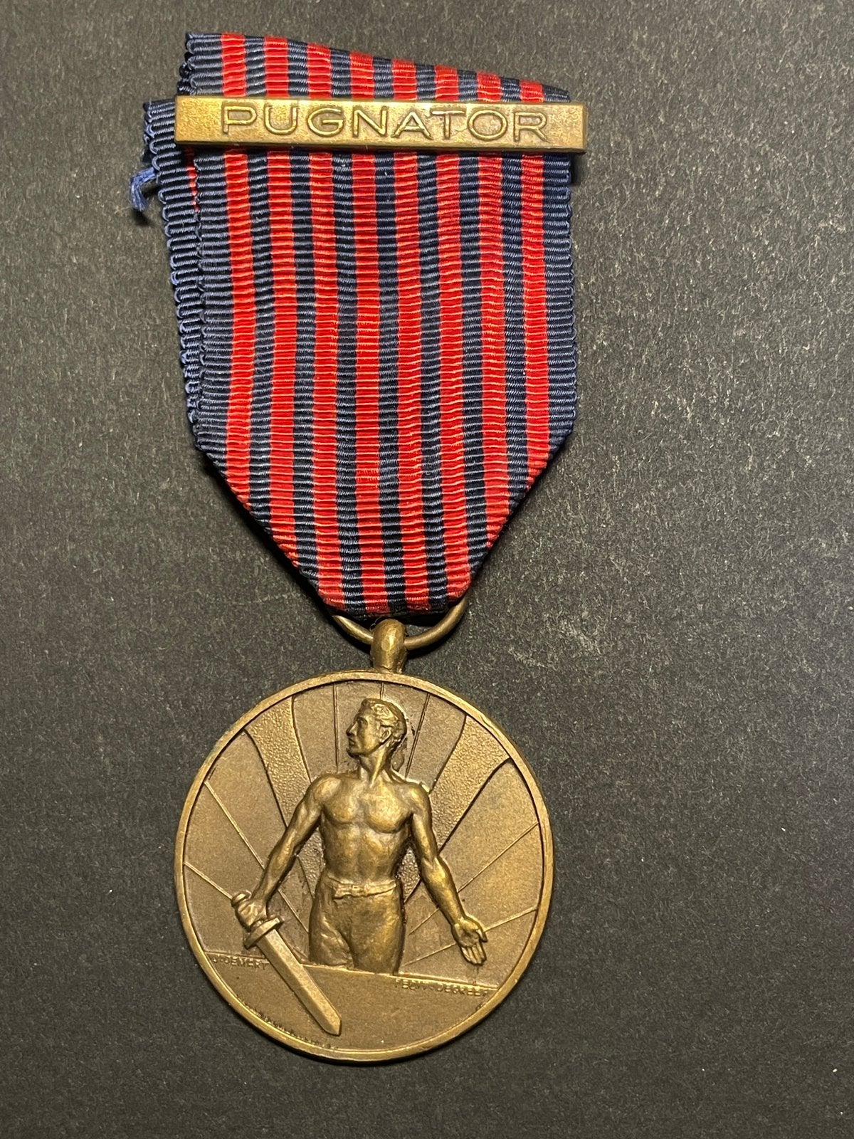 Médaille des volontaires de guerre 1940-1945 Belgique, Enlèvement ou Envoi