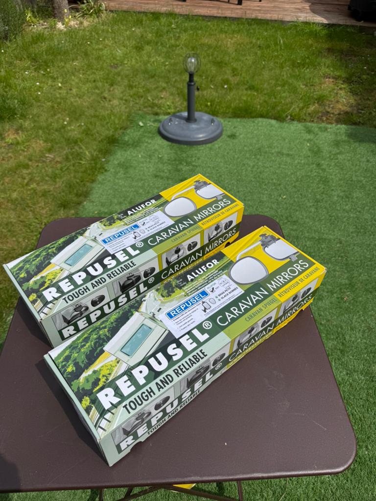 Caravan spiegels, Caravans en Kamperen, Caravanaccessoires, Ophalen, Zo goed als nieuw