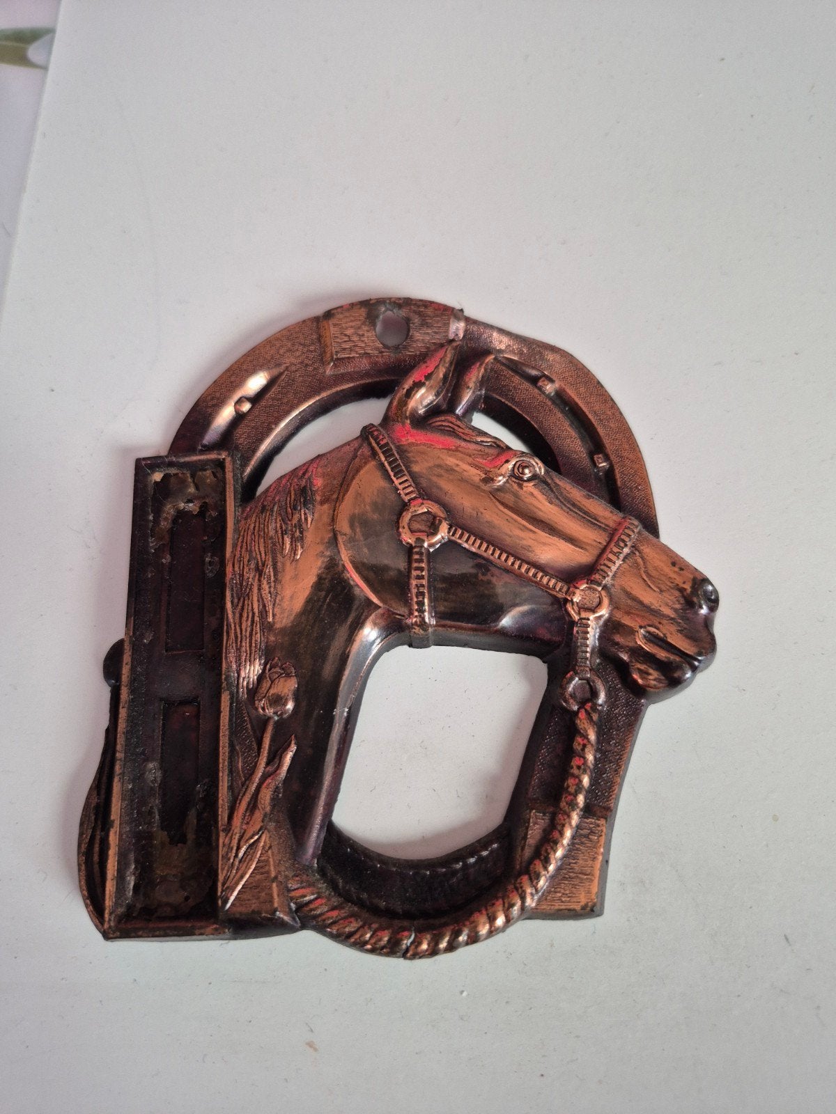 Paard hangertje koper goede staat, Ophalen of Verzenden, Koper