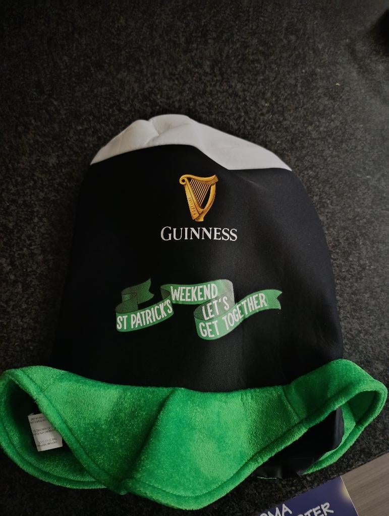 Guinness hoed, Verzamelen, Merken en Reclamevoorwerpen, Ophalen, Nieuw