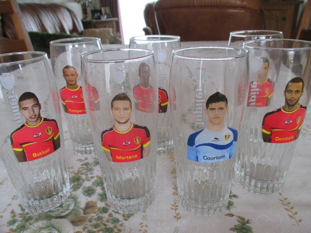 24 bierglazen, Verzamelen, Ophalen, Nieuw