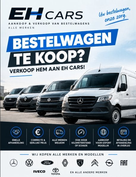 gezocht bestelwagen alle merken en bouwjaren, Auto's, Particulier, Te koop