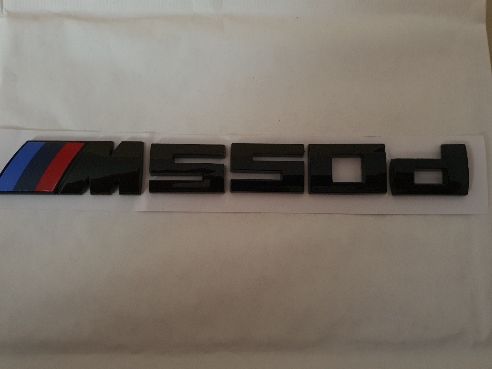 Logo de valise Bmw M550D en noir brillant, Enlèvement ou Envoi