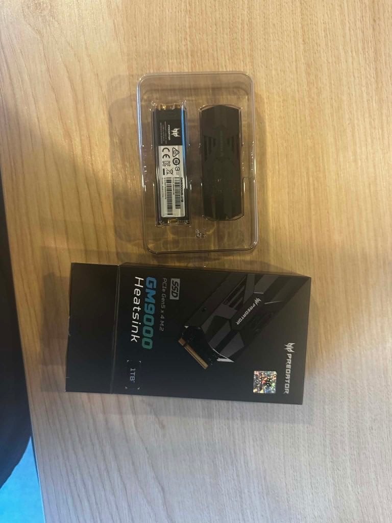 SSD Acer Predator GM9000 Heatsink 1To M.2 NVMe PCIe 5.0, Computers en Software, Harde schijven, Ophalen of Verzenden, SSD