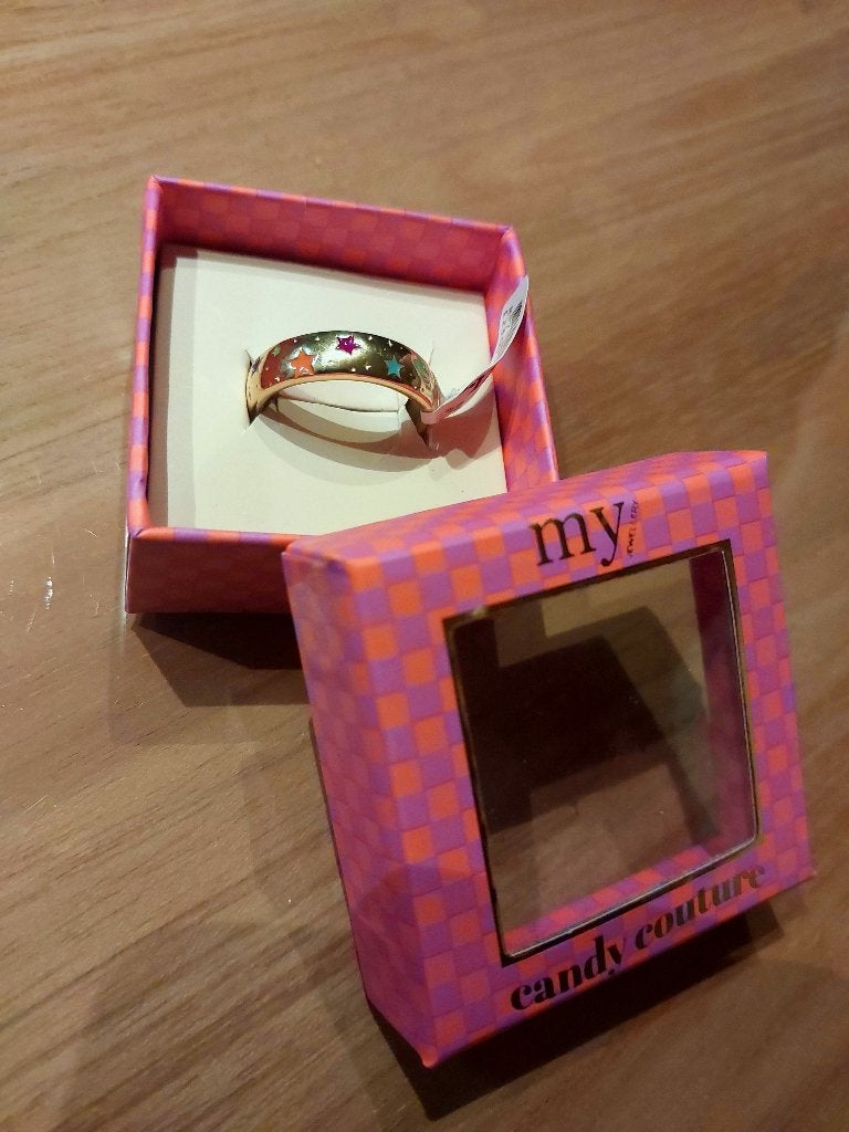 Mooie RING maat 19 (NIEUW), Bijoux, Sacs & Beauté, Bagues, Neuf, Enlèvement ou Envoi, 18 à 19, Femme