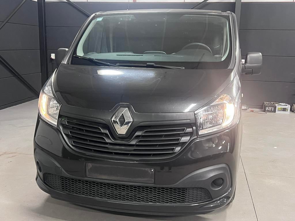 Renault Trafic 1.6D, Dubbel Cabine, bj2019, 93.000km,, Stof, Zwart, Bedrijf, 5 deurs