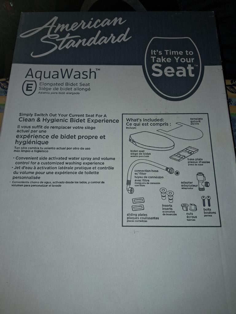 Planche Cuvette Toilette AquaWash, Bricolage & Construction, Sanitaire, Enlèvement, Toilettes