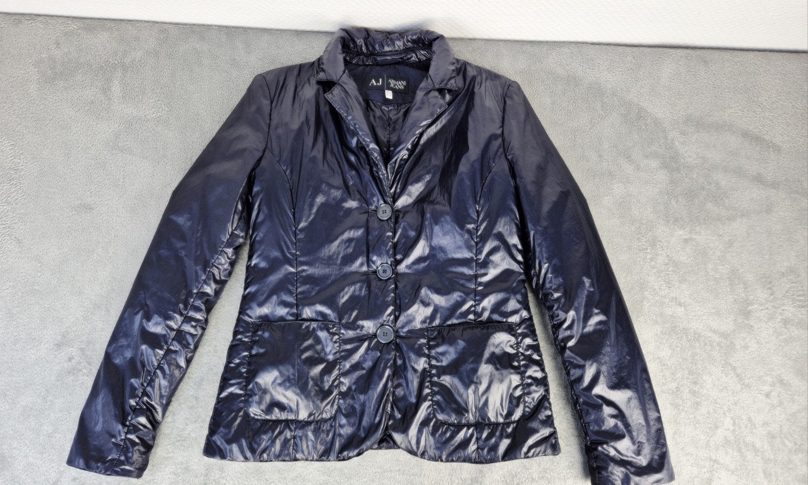 Armani jas, Armani, Blauw, Maat 42/44 (L), Ophalen of Verzenden
